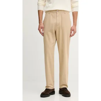 Dámské oblečení Bavlněné kalhoty United Colors of Benetton 4QHDUF05N hnědá 82X, vel. 54