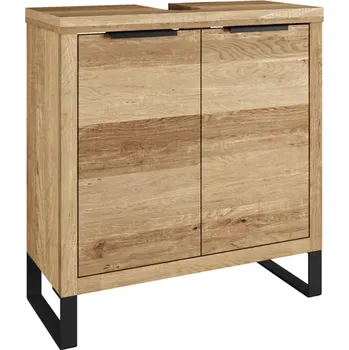 Koupelnový nábytek Masivní skříňka pod umyvadlo Zurich divoký dub (Skříňka pod umyvadlo masiv)