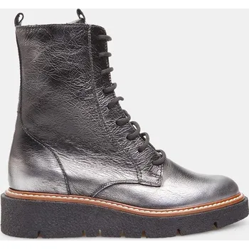 Dámské kozačky Baťa dámské kožené kotníkové boty šedé, vel. 40