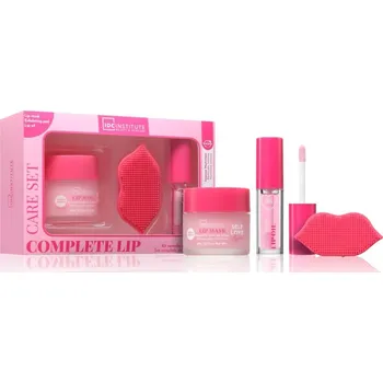 Kosmetická sada IDC INSTITUTE Complete Lip Care hydratační maska na rty 20 ml + olej na rty 2,3 g
