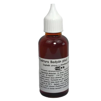 Doplněk stravy STEZA - Tinktura Badyán plod - FORTE 10x 50 ml. + 1ks navíc jako dárek ! (Badyán kapky)