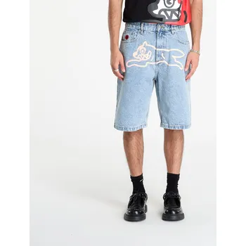 Pánské kraťasy Šortky Billionaire Boys Club Icecream Running Dog Denim Shorts Heavy Wash Blue 30