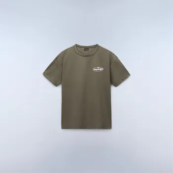 Pánská móda Tričko Napapijri Green G0A 1170355 XL