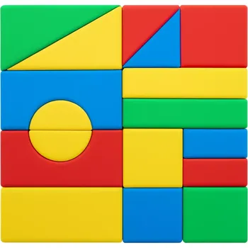 ostatní stavebnice Molitanová stavebnice PlaySoft VELKÁ 17 ks KOŽENKA (30 cm) + DOPRAVA ZDARMA