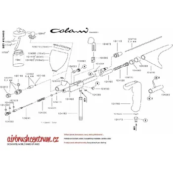 Vytlačovací pistole Harder Steenbeck - tělo pistole Colani 124483