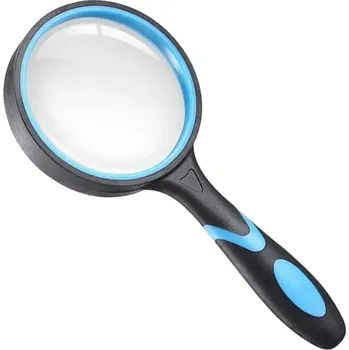 Lupa Amparo Miranda® Ruční lupa 75mm 10x , Barva modrá