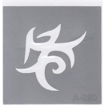 Odstranitelné tetování Šablona pro třpytivé tetování A020