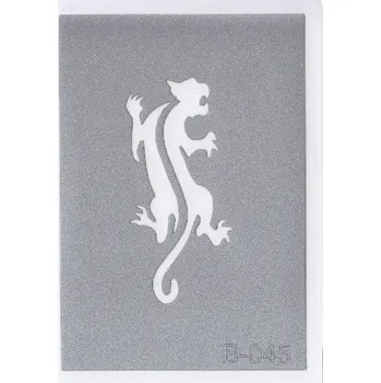 Odstranitelné tetování Šablona pro třpytivé tetování B045