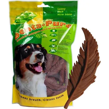 Pamlsek pro kočku Leavy Bone 3" bacon brown 1ks