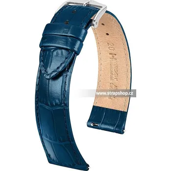 Řemínek na hodinky Řemínek k hodinkám HIRSCH Louisianalook modrá (80) 20 mm pánský