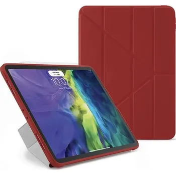 Pouzdro na tablet Pipetto Origami Case pouzdro, Apple iPad Pro 12.9, 2018 / 2020 / 2021 / 2022, iPad Air 13 2024 / 2025, červené