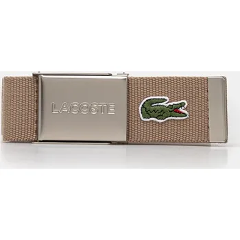 Opasek Pásek Lacoste pánský, béžová barva, RC2012 80A, vel. 90