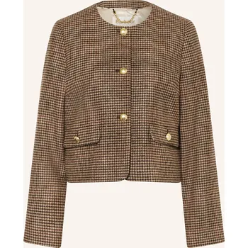 Dámský blejzr Barbour Dámská Bunda Hranatého Střihu Corina, hnědá /...