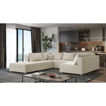 Sedací souprava Rohová rozkládací sedačka DENVER - béžová - Lincoln 03