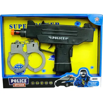 Hra na policii a hasiče Mac Toys Policejní pistole s pouty
