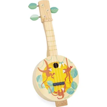 Hračka pro nejmenší Janod Dřevěný hudební nástroj Bendžo Gioia