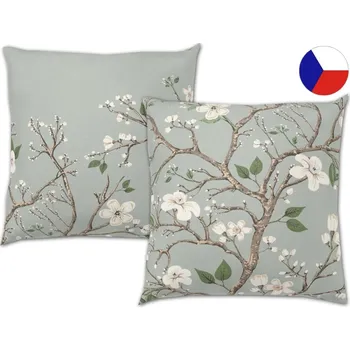 Dekorativní polštářek Saténový dekorační polštářek 40x40 Jaro zelené