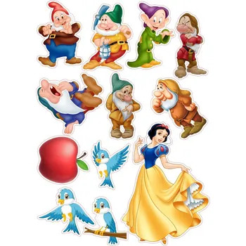 Jedlá dekorace na dort Sněhurka-09 Materiál: Jedlý papír