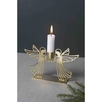 Svícen Pluto Design Svícen Flying Angel Gold Zlatá