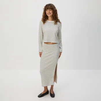 Dámská sukně Reserved - Midi sukně s viskózou - vícebarevná - 993GA-MLC - 993GA-MLC-M