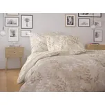 Bavlněné povlečení EXCLUSIVE Astrid lístky 2x 70x90, 200x200