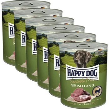 Krmivo pro psa Happy Dog Lamm Pur Neuseeland - jehněčí 6x800 g