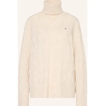 Dámský svetr Tommy Hilfiger Dámský Svetr S Rolákem, krémová, 36