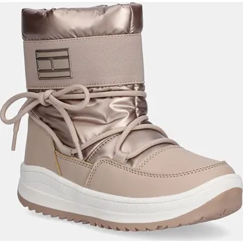 Dívčí zimní obuv Dětské zimní boty Tommy Hilfiger T3A5.34052.30.34 béžová 08X, EUR 32