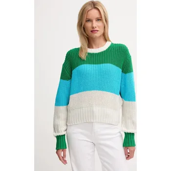 Pánská móda Bavlněný svetr Calvin Klein Jeans LV047D302G zelená 77A, vel. S