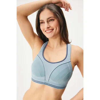 Podprsenka Sportovní podprsenka Shock absorber Ultimate Run Bra Blue