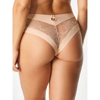 Kalhotky Krajkové brazilky Julimex Barva: béžová, Velikost: L