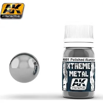AK Interactive - Xtreme Metal - Polished Aluminium 30ml.