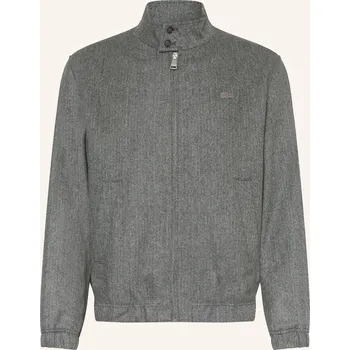 Lacoste Pánská Bunda, tmavě šedá / černá, 50