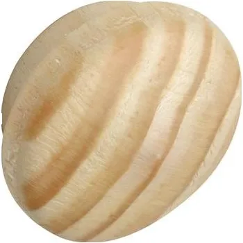 Dřevěná krytka o 19 mm, čep o 15 mm, délka čepu 4 mm, smrk bez povrchové úpravy