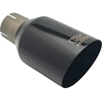 Zadní díl výfuku ULTER SPORT Koncovka výfuku 1x100 mm NBL1-101* černá Průměr vstupu: 65 mm