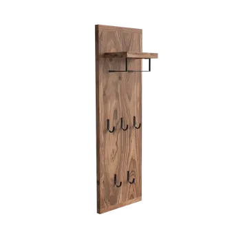 Věšák Dřevěný věšák na oblečení Zurich II akácie (Dřevěný věšák)