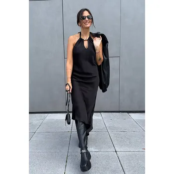 Dámské šaty Dámské šaty PINKO CRUCIMASTER 105632A2RAZ99 černé Velikost: 38