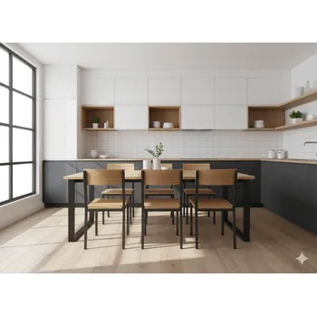 Jídelní židle Ntrid Židle Virginie - dub/kov