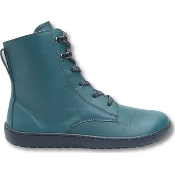 Dámská zimní obuv BAŤA ŠNĚROVACÍ KOTNÍKOVÁ OBUV Petrolejová | Dámské barefoot kotníkové boty - 42