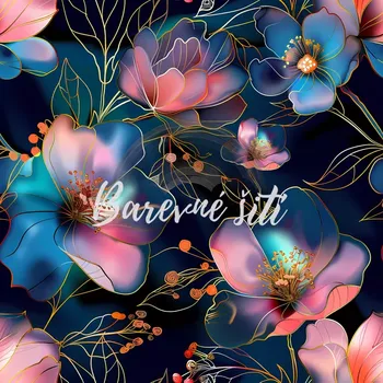 Úplet, Květy růžová Krasomilka (E) (Top kvalitní úplet Bella digitisk)