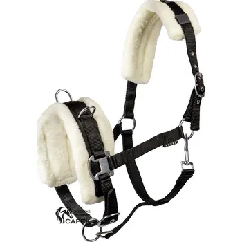 Lonžovací obnosek Horka -NYLON- - Černá - Pony