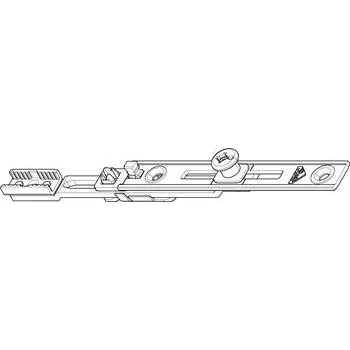 Stavební výplň ROTO NT/NX spojka převodovky zakulacené okno 1V-stříbrná