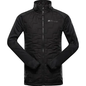 Pánská mikina Pánská outdoorová mikina ALPINE PRO Jorw černá Velikost: XXXXL
