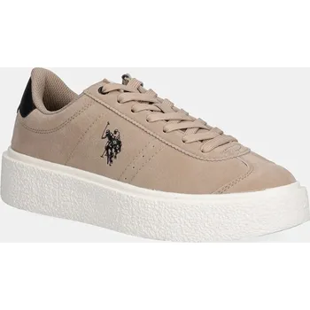 Dámské tenisky Tenisky U.S. Polo Assn. JODY002 dámské, béžová barva, JODY002W/EU1 JODY002W.EU1 80X, EUR 37
