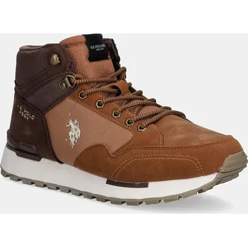 Pánské tenisky Tenisky U.S. Polo Assn. ARON008 pánské, hnědá barva, ARON008M/EST1 ARON008M.EST1 88X, EUR 45