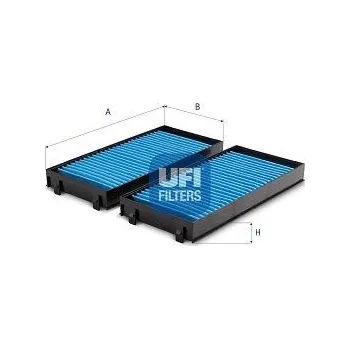 Ventilátor topení a klimatizace Filtr, vzduch v interiéru UFI 34.243.00