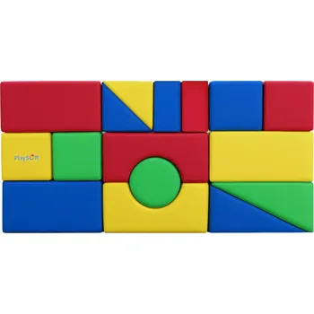 ostatní stavebnice PlaySoft Molitanová stavebnice PlaySoft 16 ks KOŽENKA (20 cm)