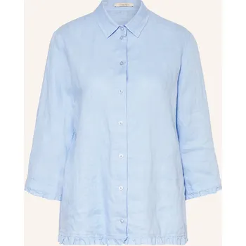 Dámská halenka Lilienfels Dámská Lněná Košilová Halenka S Volánky, tmavě...