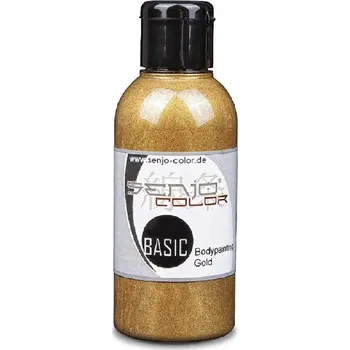Modelářská barva Senjo Color - 2101 - airbrush barva pro face a body painting - Zlatá 75ml