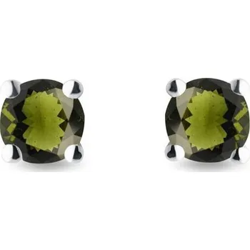 Náušnice KLENOTA E0369552 Zelená